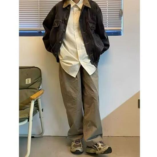 Vintage Unisex Džínová Bunda s Patchworkem z Manšestru v Americkém Stylu, Nadměrná