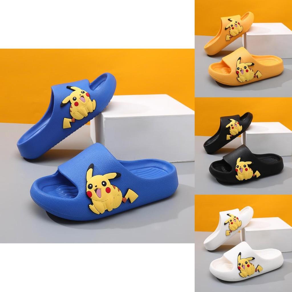Pikachu Kinder Hausschuhe Stilvolle Sommer-Sandalen für Jungen und Mädchen