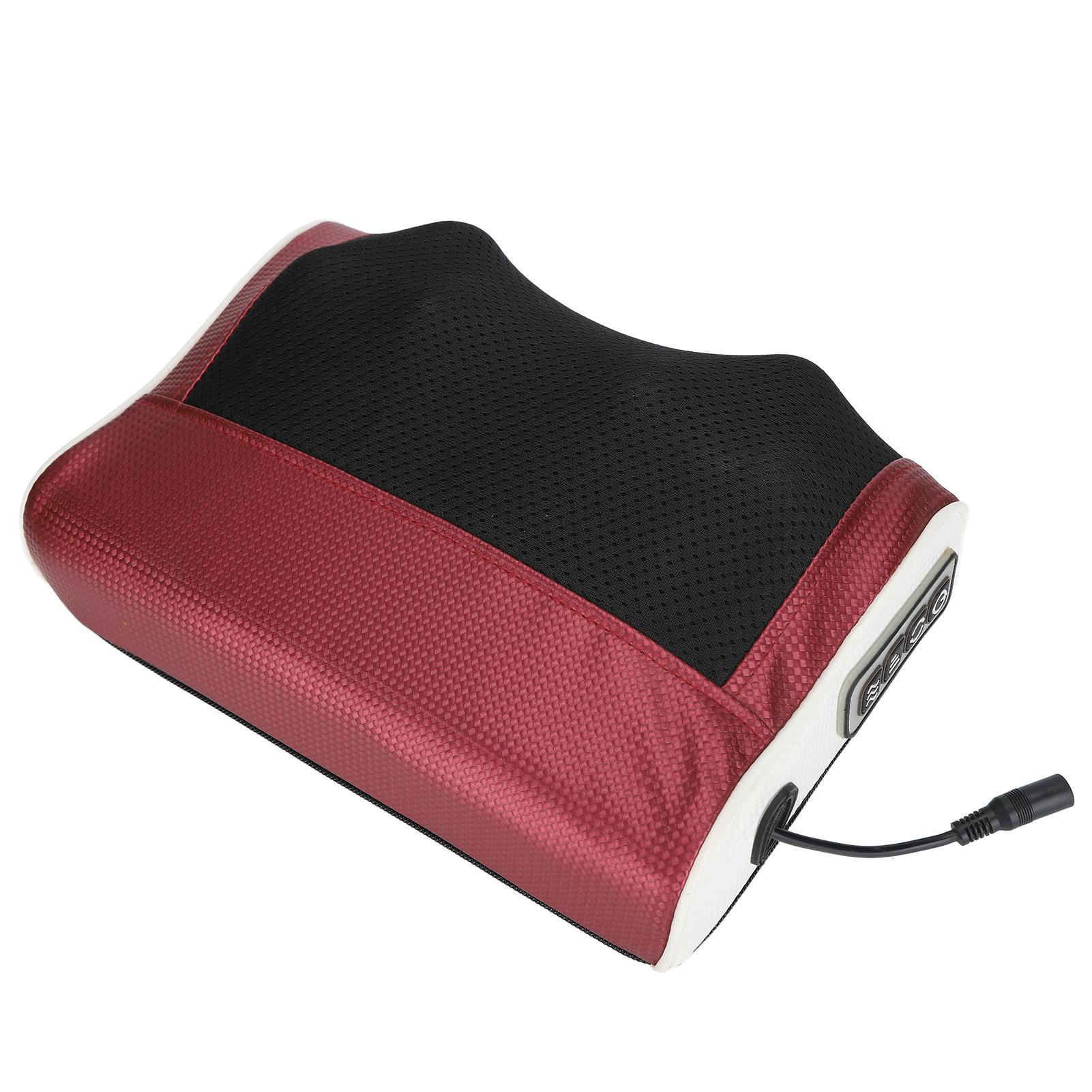 

Массажная подушка Эргономичный дизайн 20D Моделирование Удобная дышащая 45 градусов Бесщеточный массажер для шеиEU US Plug