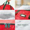 Christmas Wreath Storage Bag with Heavy Duty Handles - Durable Wreath Storage Container & Garland Holiday Artificial Wreath Holder