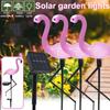 1pc Flamingo Garden Led Stake Waterproof LED Landscape Ground Lamp Outdoor Solar Lights for Outdoor Pathway Xmas Garden Decor