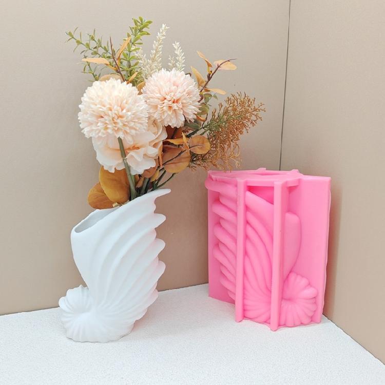 Sea Snail Shaped Resins Molds for Making Flower Vase Table Decorations