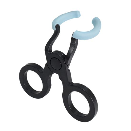 Contact Lenses Applicator Tool, Soft Silicone Contact Lens Insertion Tool with Eye Support Design, Portable Scissor-Style Holder, Contact Lens Remover
