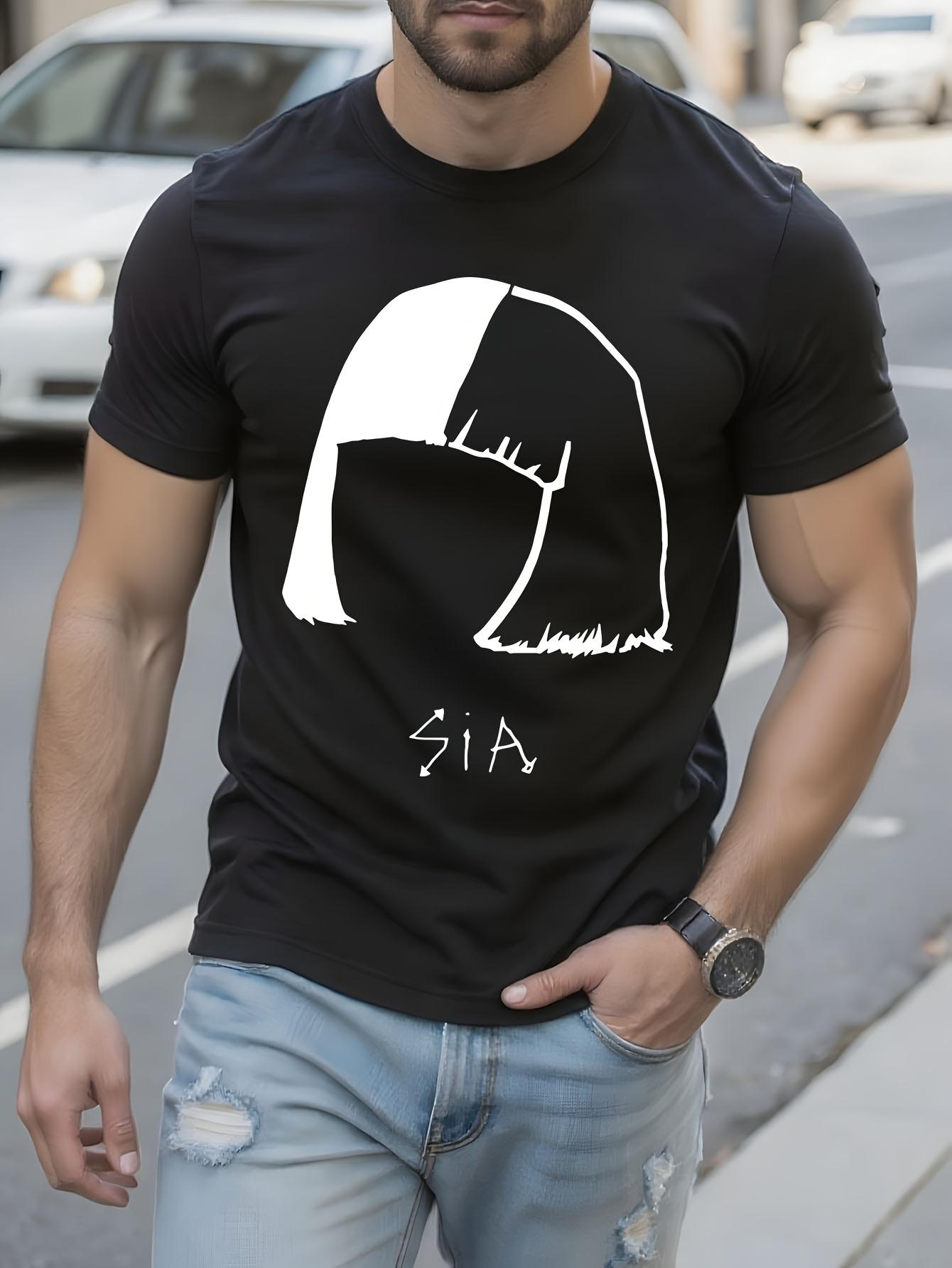 Sia Graphic Tshirt Graphic Tshirt - Unisex Cotton Tee wit... S