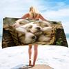 Natural Landscape Flowers Beach Towels Oversized Sand Free Quick Drying Beach Towel Big Bath Towels Beach Travel Accessories