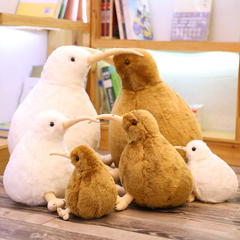 Zealand Kiwi Bird Plush Toy Soft Stuffed Animal Simulation Birds Doll Toys
