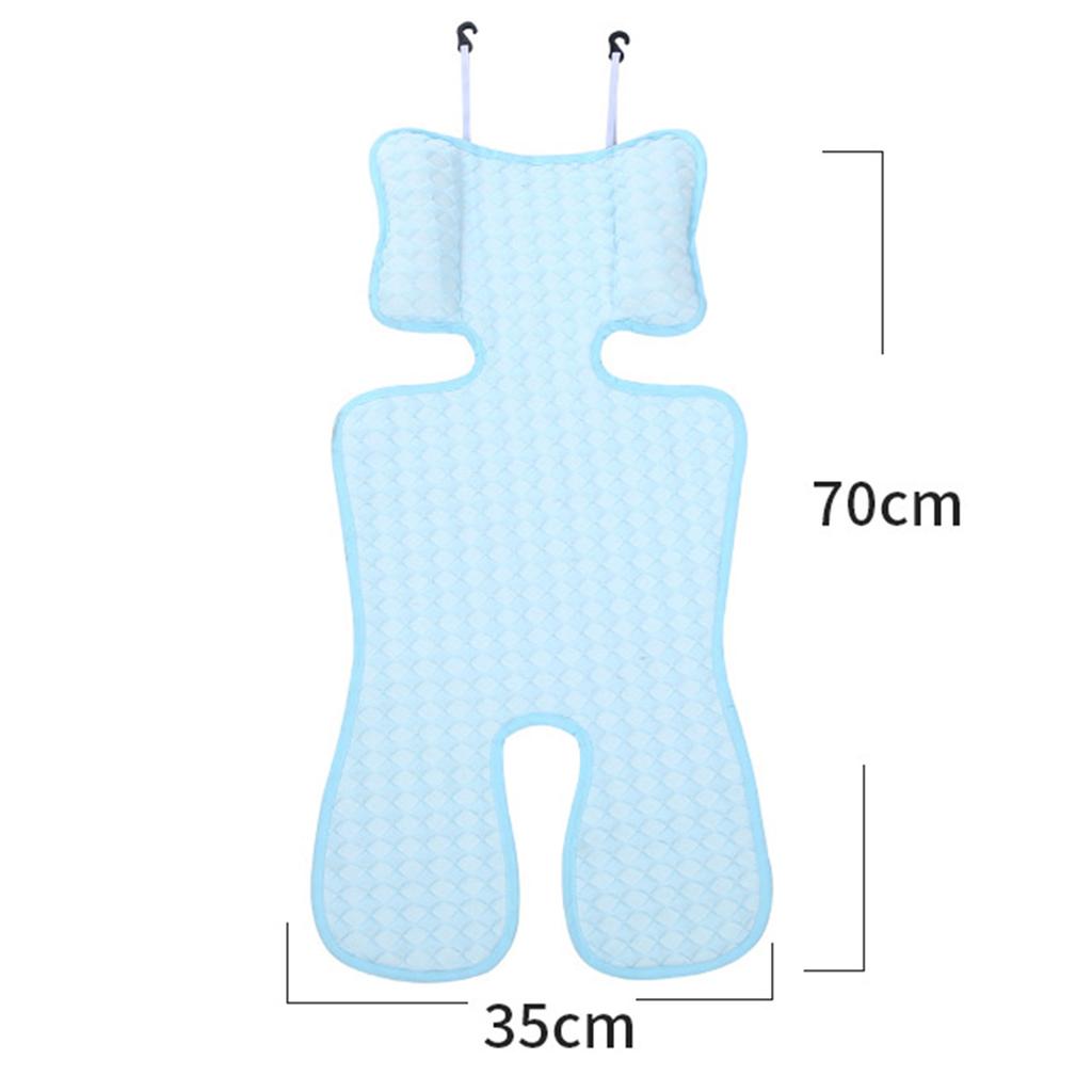 Podkładka chłodząca do wózka dziecięcego Poduszka do wózka dziecięcego Letnia Oddychająca Chłodna Wkładka Mata Wielorazowa Podkładka Zmywalna do Wózków Dziecięce Krzesełko