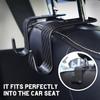 2x Carbon Fiber Black Car Back Seat Headrest Hooks Storage Bag Hook Accessories