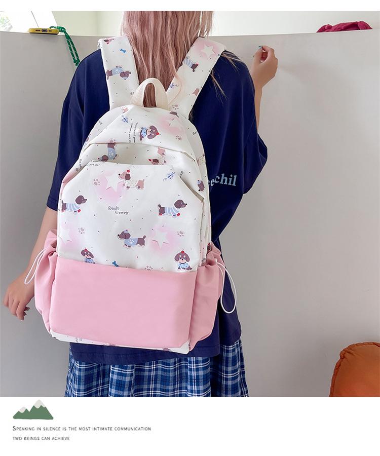 Moe Style Backpack 2025: Cute School Bag for Middle & High School Girls, College Students