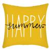 New Pillowcase Green Plant Letter Print Pillowcase Sunflower Print Pillowcase Home Sofa