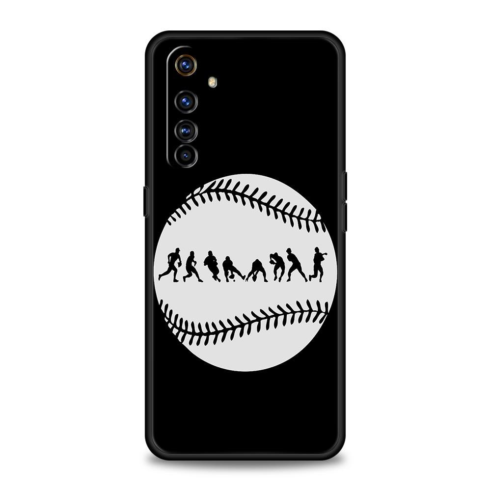 

Мягкий силиконовый чехол для Realme GT Neo 2 3 3T, чехол для телефона Baseball для Realme 11 10 9 8 5G 7 6 GT2 Pro Plus C21 C11 C25 C35 10 Pro Plus