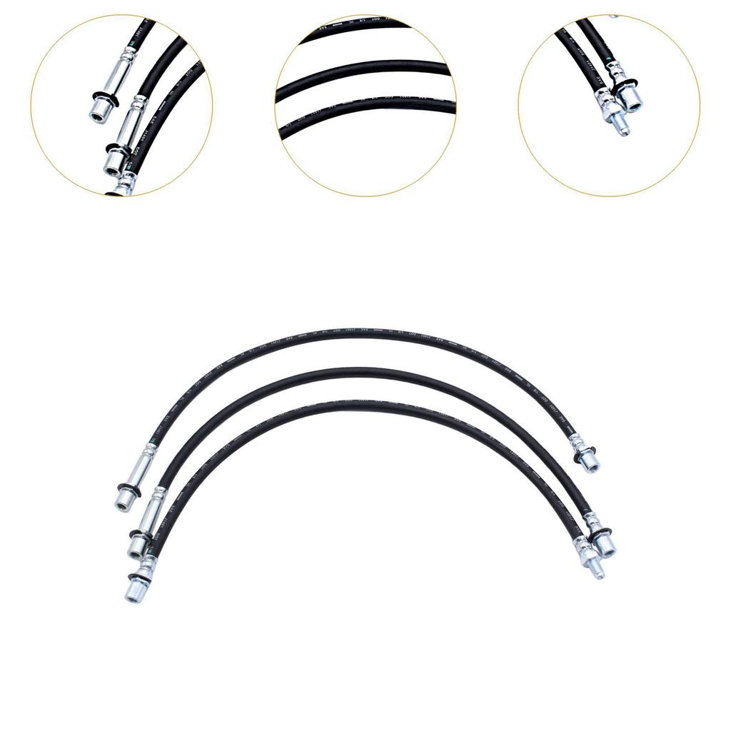 High Performance Extended Brake Line Hose Kit Sturdy Practical Car Accessories for Hilux LN106 LN46 LN60 LN65 RN105 YN65 YN67