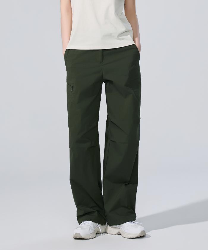 DISCOVERY EXPEDITION Freshvent Women'S Cotton Blend Wide Cargo Pants (D/Khaki)