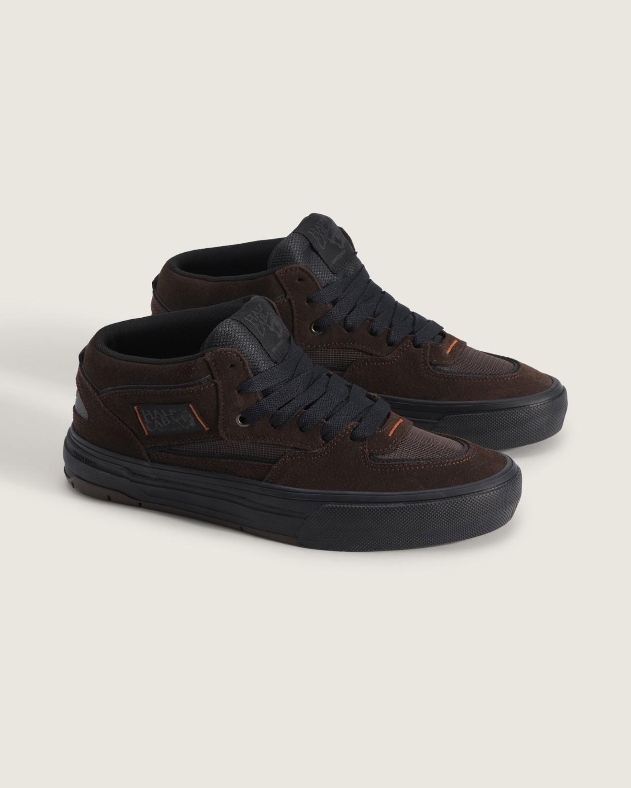 VN000D9ZY49 Vans Skate Half Cab Wafflecup Brown Black (Men s) 8