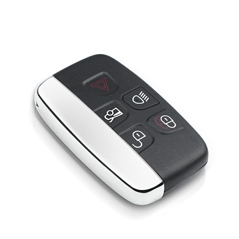 KEYYOU Remote Car Key Shell Smart Case 5 Buttons For Land Rover Discovery 4 Sport Evoque Vogue For Range Rover For JAGUAR XE XF