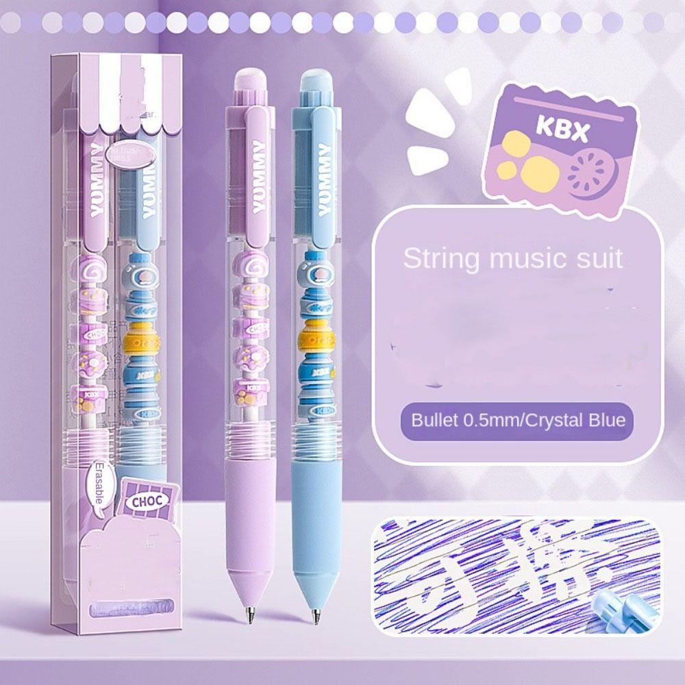 Student Pen Panda Cherry Blossom String Pen Writing Stationery Decompression Pen Press Gel Pen