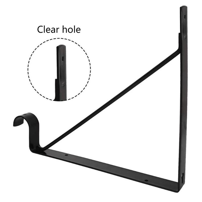 Heavy Duty Closet Shelf Brackets Set Iron Closet Storage Shelf Brackets Set Wall Mounted Organizes Supports for House
