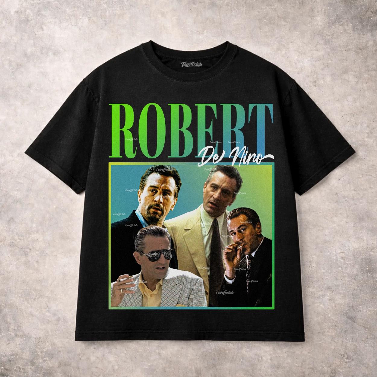 

Robert De Niro T-Shirt Retro 90s Movie Actor Film Graphic Tee, Y2k 3XL