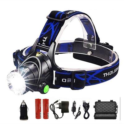 LED Headlamp Fishing Headlight 8000 Lumen T6 R5 4 Modes Zoomable Lamp Waterproof Head Torch Flashlight Head Lamp Use 18650