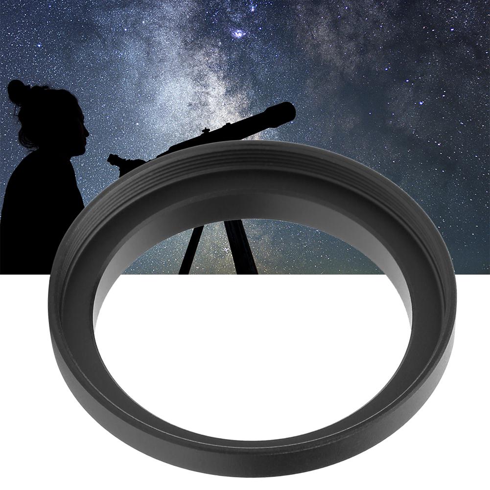 1PCS Black M48mm‑M42mm Adapter Ring Aluminium Alloy Astronomical Telescope Accessory