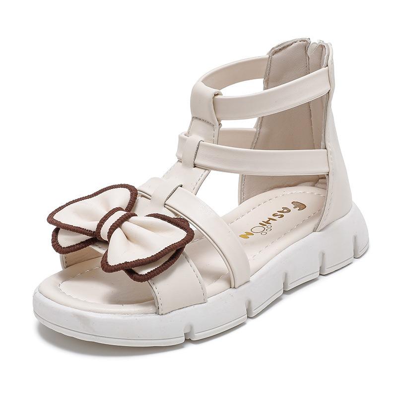 Römische Sandalen für Kinder, Sommer-Mode für Mädchen, weich gefütterte offene Prinzessinnenschuhe, Schuhe für kleine Mädchen.