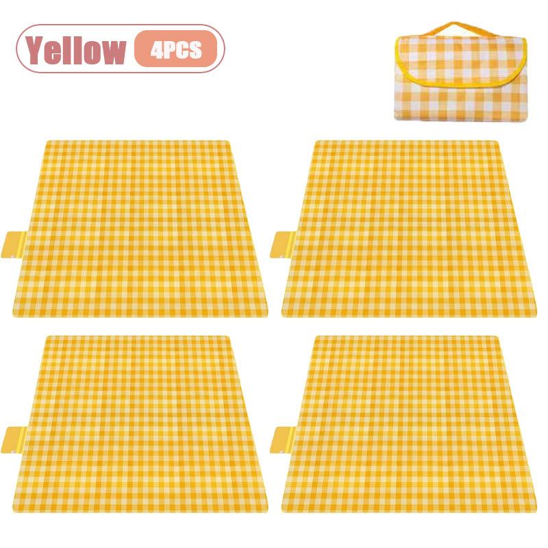 1-4PCS Foldable Portable Camping Mat Picnic Blanket Outdoor Travel Ground Pad for Beach Hiking Waterproof Lightweight Gift