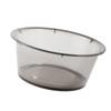 Large Transparent Laundry Basin Household Plastic Simple Thickened Washbasin Student Dormitory Plastic Basin Grey