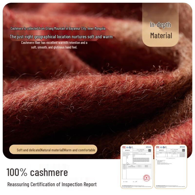 JIUMU Women's 100% Cashmere Scarf