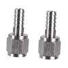 Hose Barb Fitting Easy Installation Stainless Steel Coupler for Fuel 1 4