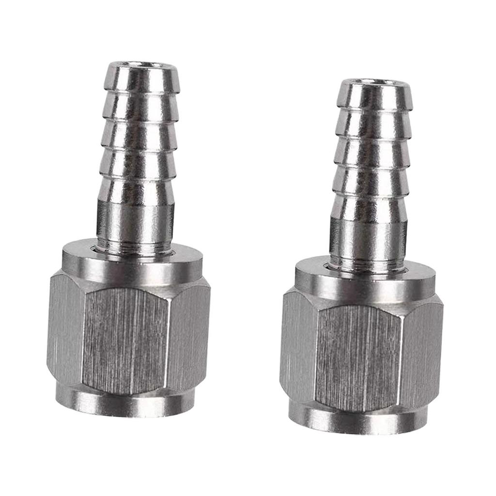 Hose Barb Fitting Easy Installation Stainless Steel Coupler for Fuel 1 4