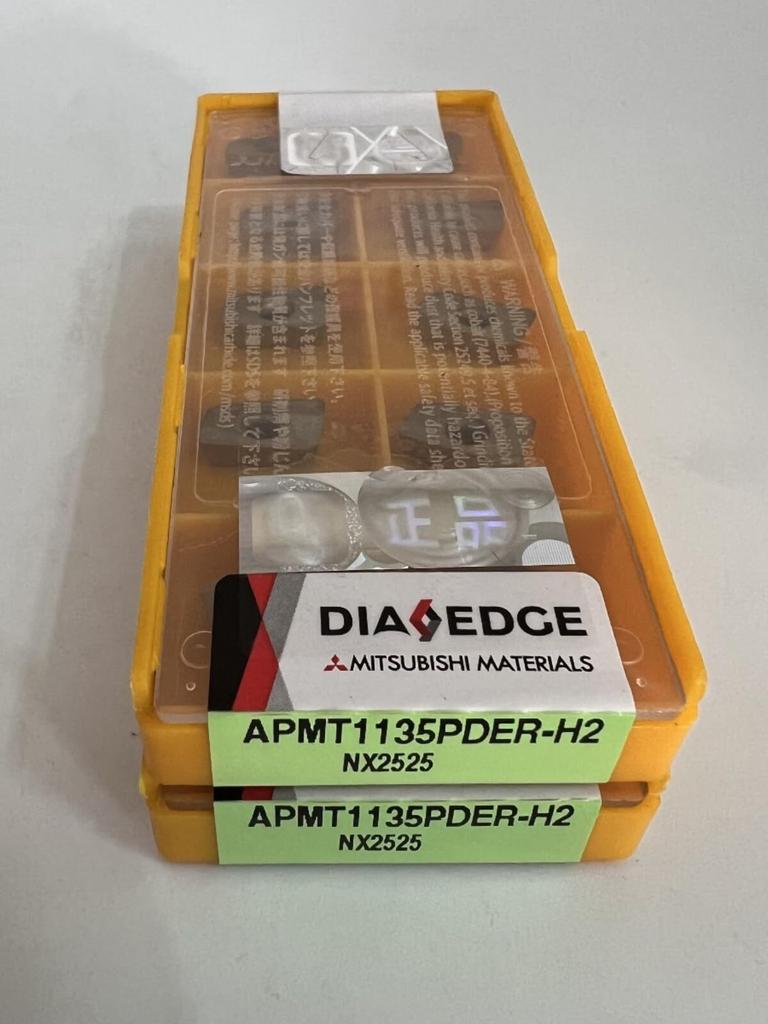 Mitsubishi / APMT1135PDER-H2 NX2525 / Carbide blades 10 pieces