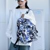 Fashionable Middle School Student Backpack Nylon Lightweight School Bag With Padded Shoulder Straps For Teens