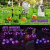 Scary Solar Eyeball Lights Outdoor Halloween Decor Waterproof Green LED Stake Lights for Garden Pathway Lighting Party Decor