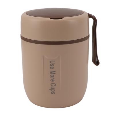 500ml Insulated Food Jar 304 Stainless Steel Vacuum Soup Container Leakproof Insulated Mug for