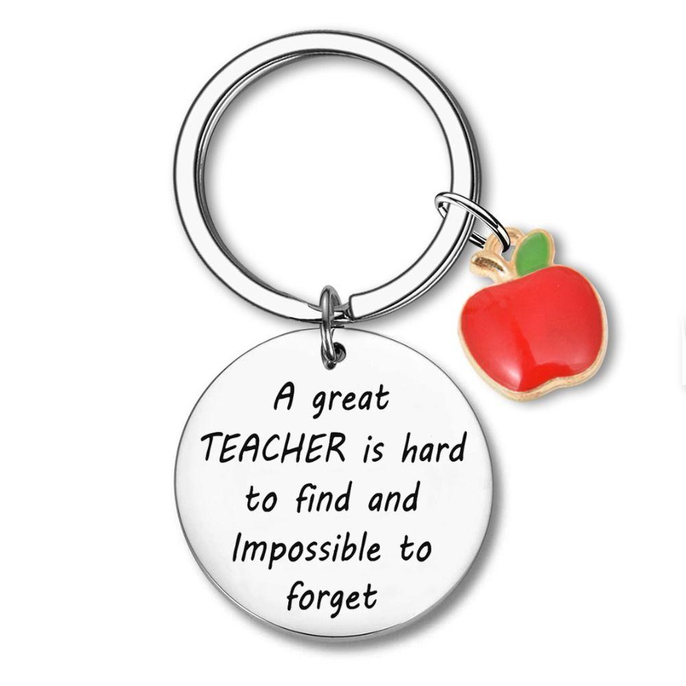 Thank You Teacher Thanks Key Chain Jewelry Thanks Gift Keyring Teacher Keychain  Graduation Gift