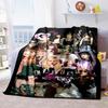 Customizable K-KAROL-G flannel blankets, perfect for autumn warmth, suitable for children and adults, and stylish K-POP shawls