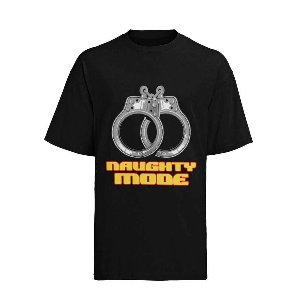 

Karneval Kostüm Herren Bio Baumwolle T-Shirt – Handschellen Naughty Mode M