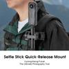 2 In 1 Backpacks Belt Clip Adjustable Holder Quick Release Mount For Up to 26mm Diameter Selfie Sticks Camera Support