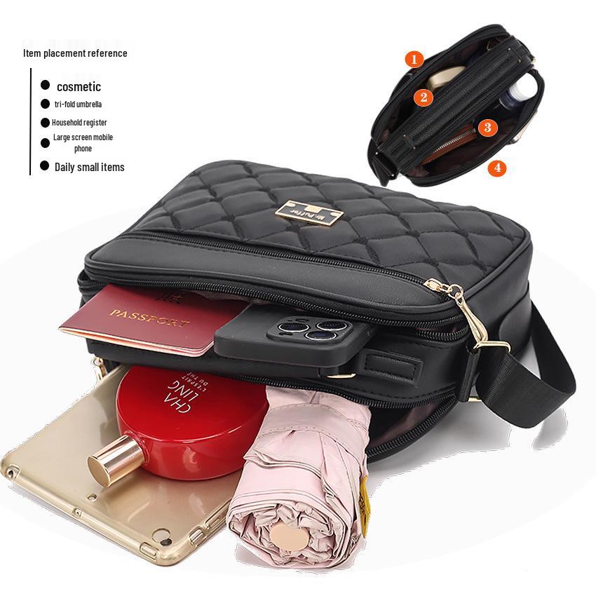 Women's Spring Fashion Crossbody & Shoulder Bag - 2025 New Design, Small Square Handbag