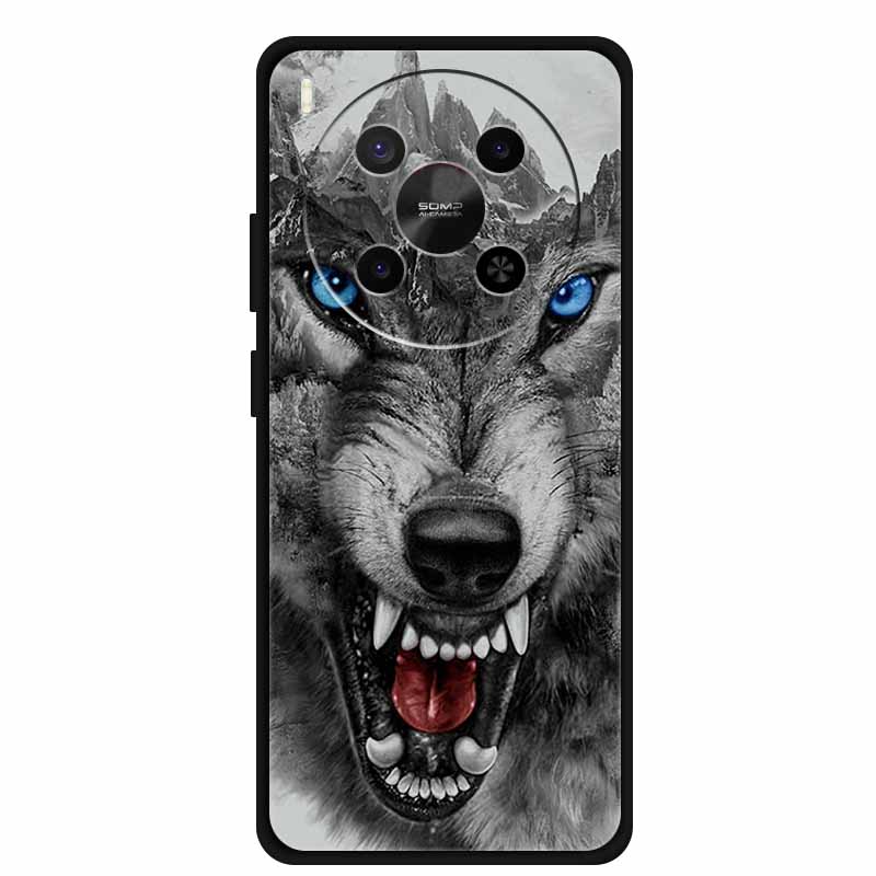 For ZTE Blade V70 Max Case NubiaV 70 Max Wolf Lion Cartoon Silicone TPU Phone Cover For Nubia V70 Max Soft Protective Funda Para