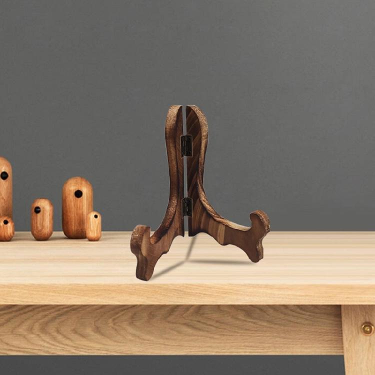 Praktischer stabiler Holz-Ausstellungsständer für Teller und Skulpturen Tragbar zum Präsentieren geschätzter Gegenstände Zuhause oder bei Veranstaltungen