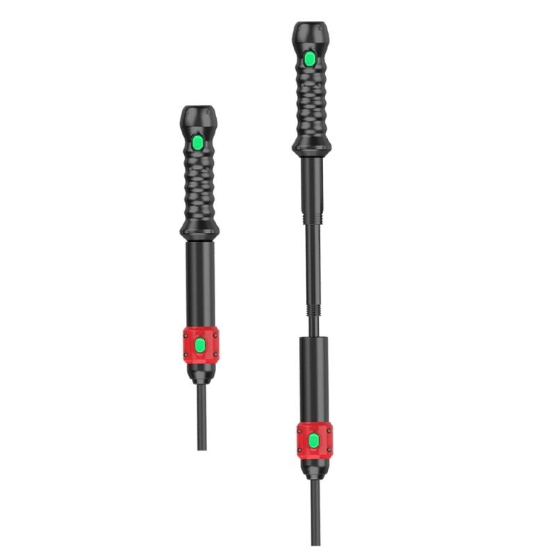 Pomůcka pro protahování kabelů pro elektrikáře Manuální protahovací nástroj pro dráty v trubkách Tmavý protahovací nástroj pro dráty Pomůcka pro protahování ve stěnových trubkách Tahací nástroj