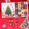 Christmas Children Crystal Bracelet Blind Box Advent Calendar Gift Snowflake Santa Claus 24Day Countdown Calendar Box Decor Gift