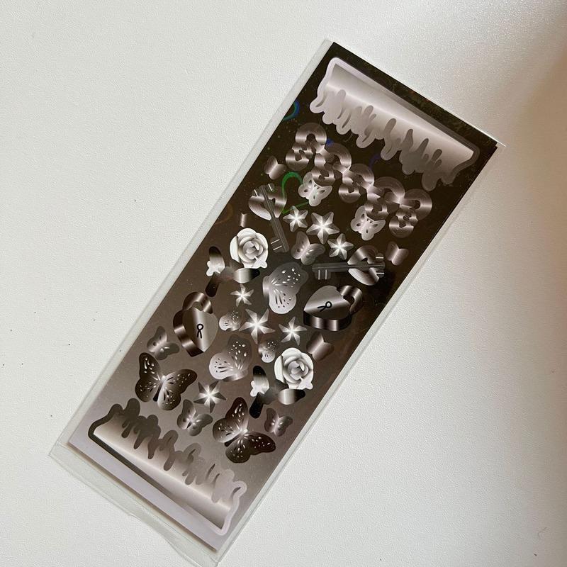 

Декоративные наклейки в темном стиле, идол-карта, альбом, наклейка, канцелярские принадлежности