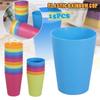 PDTO 15ks plastové poháre Farebné poháre na vodu Potreby na párty Poháre na pitie Domáci riad