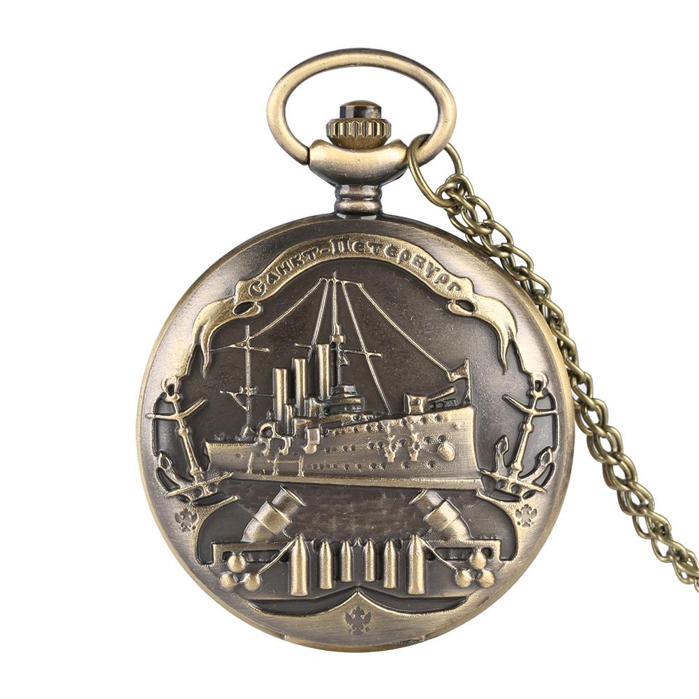 

Classic quartz pocket watch Men s Necklace Corsair Design Pocket watch Teen pocket watch for boys бронзовый