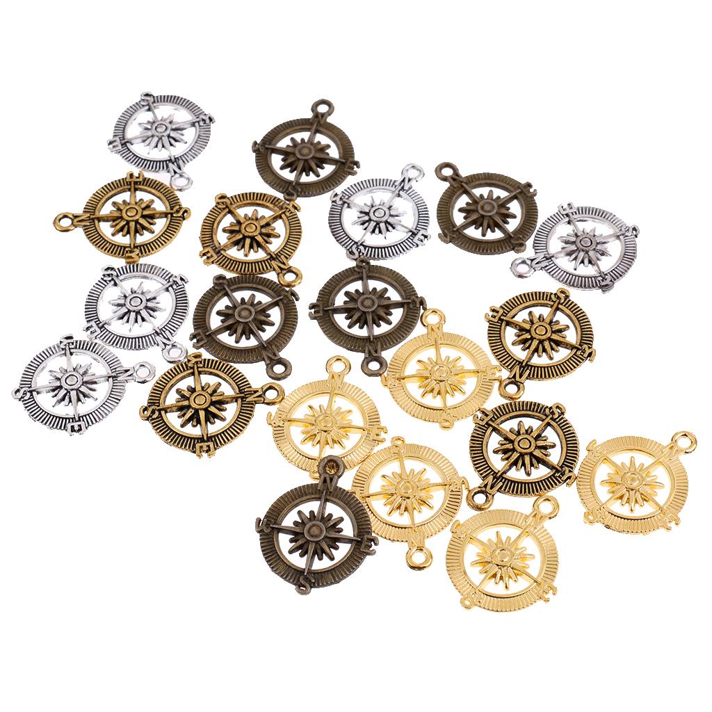 20pcs Jewelry Making Charms DIY Jewelry Crafts Charms Pendants Vintage Decor