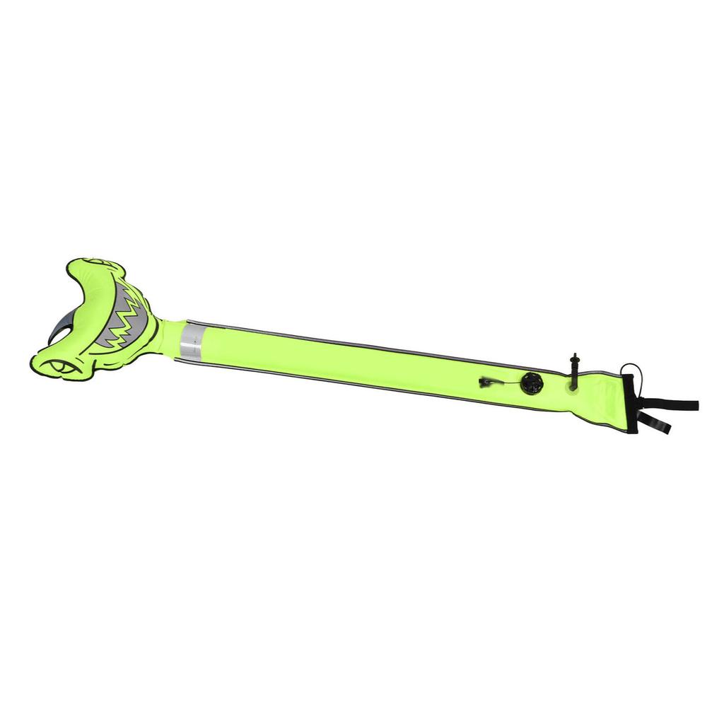 Surface Marker Buoy Scuba Diving Inflatable Safety Tube Hammerhead Shark Signal Marker Buoy Tube High Visibility