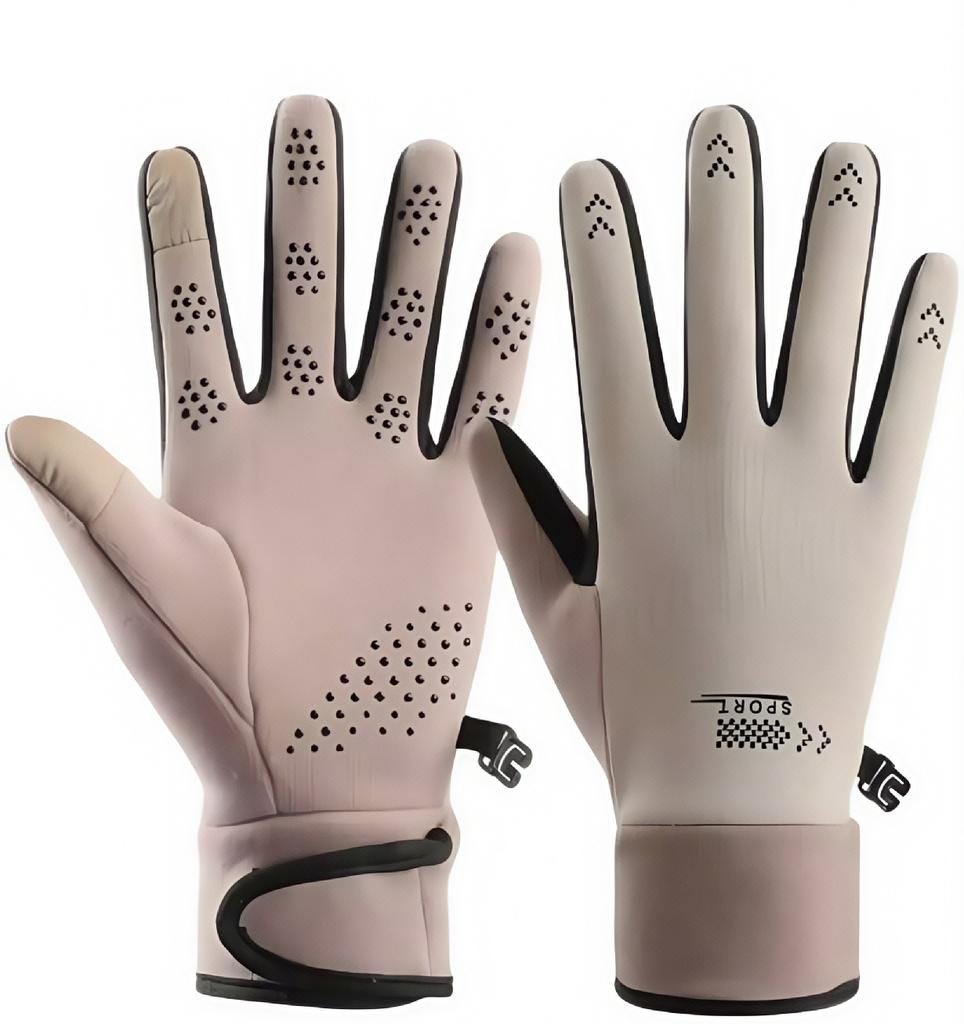 Outdoor Sports Gloves Winter Thermal Touchscreen Windproof Cold Resistant with Fleece Lining for Cycling Skiing Motorcycle