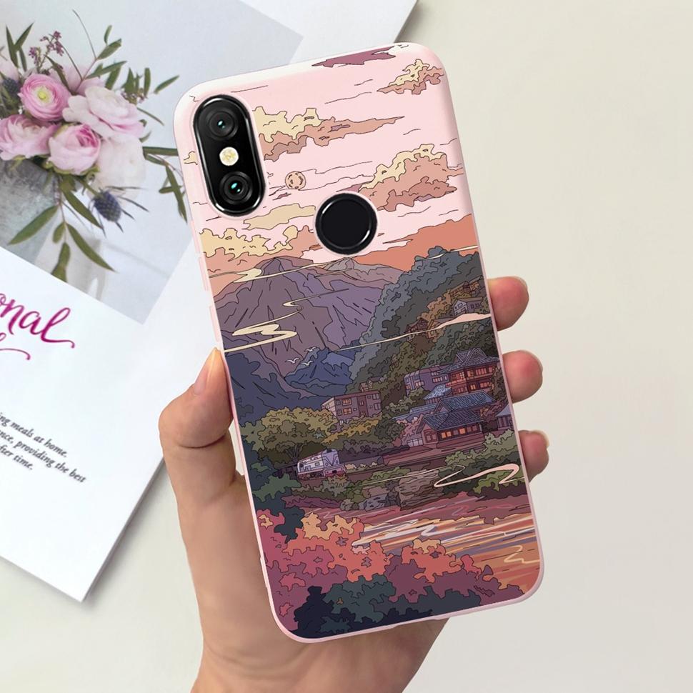 For Xiaomi Mi A2 Lite (Redmi 6 Pro) Case New Fashion Soft Slim Cover Phone Cases For Xiaomi MiA2 Lite Redmi6 Pro Full Back Cover